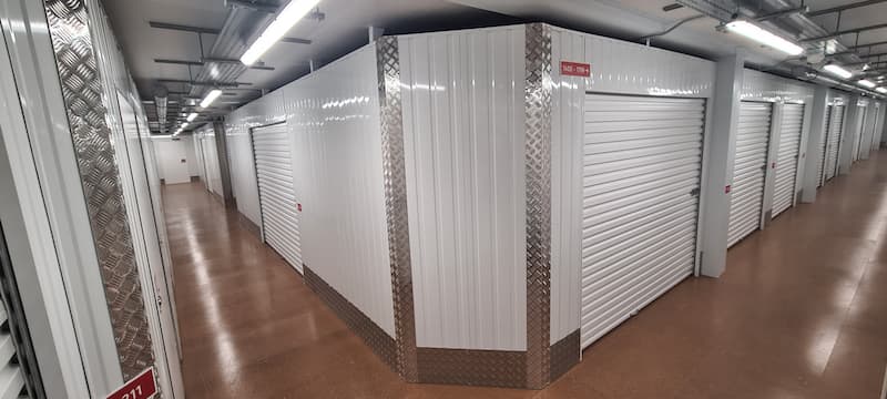 Completed self storage units