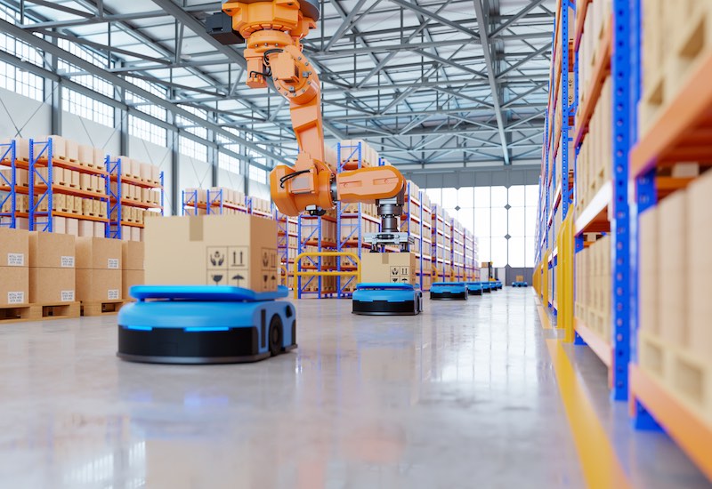 Robots used in warehouses