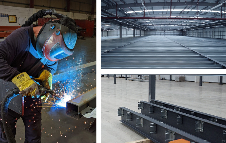Steel Manufacturing for Mezzanines, Welder 
