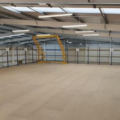 Mezzanine Floor Provides Extra Storage for Plumbing Supplies Company