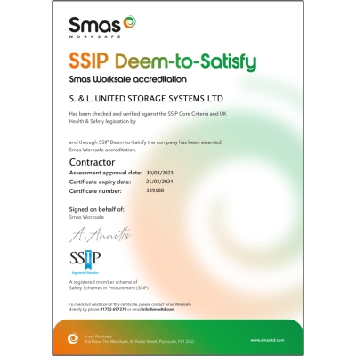 SMAS Worksafe - SSIP Approved